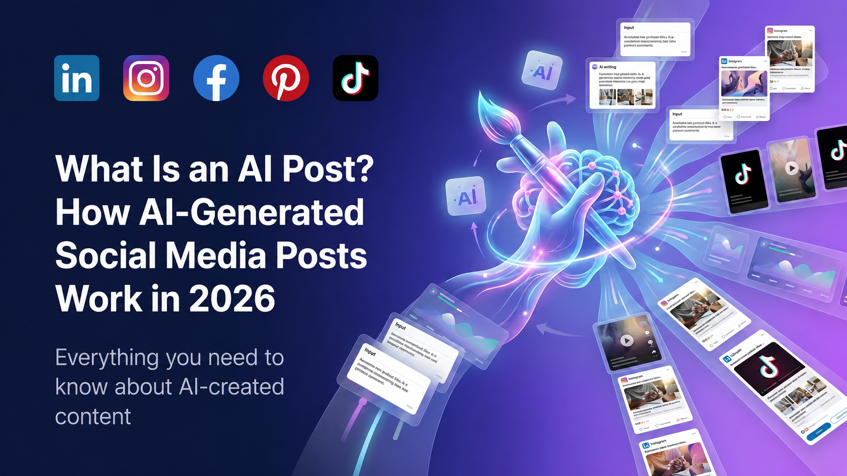 What Is an AI Post? How AI-Generated Social Media Posts Work in 2026